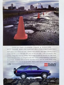 1995 GMC Jimmy SUV Print Ad 4x4 Truck - Picture 1 of 2
