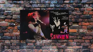 color changing holographic SAMHAIN Final Descent Metallica 24" x 16"h death rock - Picture 1 of 2