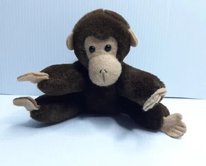 Vintage Dakin 5" Monkey Plush Brown Ape Baby Chimp Stuffed Animal Toy 1989 - Picture 1 of 9