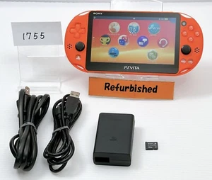 Console PS Vita Neon Orange PCH 2000 ricondizionata eccellente++ con scheda di memoria 16GB - Foto 1 di 21