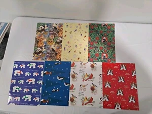 World Wildlife Federation Vintage Envoltura de Regalo Selva Navidad 7 Hojas  - Imagen 1 de 9