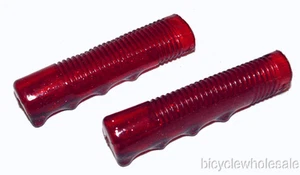 Classic Red Flake Handlebar Grips / Lowrider Grips NEW! - Picture 1 of 1
