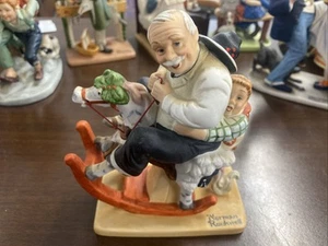 Norman Rockwell Figurine “Gramps On The Reins” - Picture 1 of 4