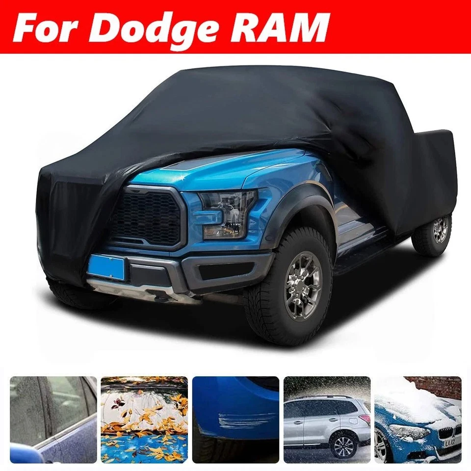 For Dodge RAM 1500 2500HD Pickup Car Cover Dust Waterproof UV Sun Protection Foto 1 de 4