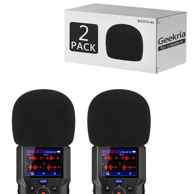 Geekria Foam Windscreen for ZOOM H4 essential (2 Pack) Foto 1 de 4