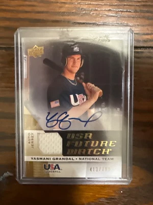 yasmani grandal 2009 upper deck signature stars USA future watch /799 - Image 1 of 2