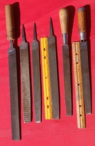 Set (6) Nicholson 10" 12" 14" Flat 2nd Cut MILL/ FLAT BASTARD/ Super Shear/ Rasp - Picture 1 of 21