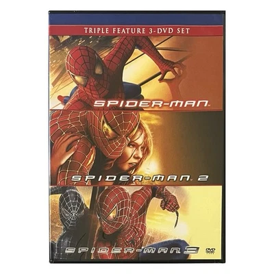 Spider-Man Triple Feature 3-DVD Set (DVD, 2010) Marvel - NEW SEALED - Image 1 of 3