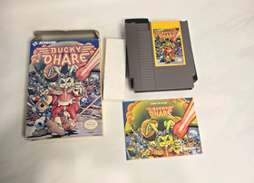Nintendo NES Bucky O'Hare Video Game CIB w/ Box Instructions Boxed