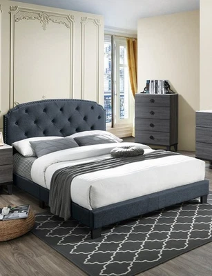 Cama Queen Naima Acabado Blanco con Almacenamiento Foto 1 de 4