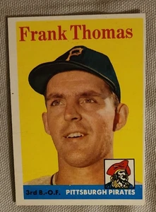 1958 Topps Frank Thomas #409 Pittsburgh Pirates NRMT - Picture 1 of 1