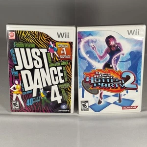 Wii Dance Pad with Just Dance 4, Dance Dance Revolution 2 CIB -Bonus Just Dance2 - Picture 1 of 9