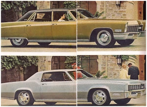 '67 Cadillac Fleetwood Brougham & Fleetwood Eldorado, 2-pp American Magazine Ad - Picture 1 of 1