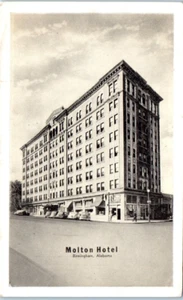 MOLTON HOTEL Birmingham, Alabama AL - Postal - Imagen 1 de 2