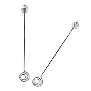 2pcs Rührer Edelstahl Cocktail Pick Edelstahl Mixer Kaffee Stick - Bild 1 von 11