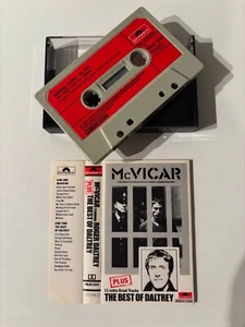 ROGER DALTREY - MCVICAR OST / THE BEST OF (RARE UK CASSETTE TAPE) - Picture 1 of 6