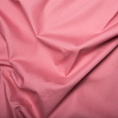 100% Cotton Poplin Fabric Plain - BLUSH PINK - Craft Fabric Material Metre - Image 1 of 3