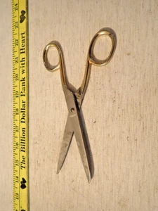 Vintage 7" Scissors with Crossed Palm Trees logo made in Germany - Picture 1 of 3