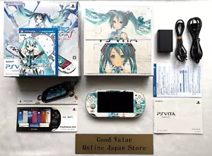 Sony PS Vita PCHJ-10002 Miku Hatsune Limited Edition Console Used from Japan - Picture 1 of 23