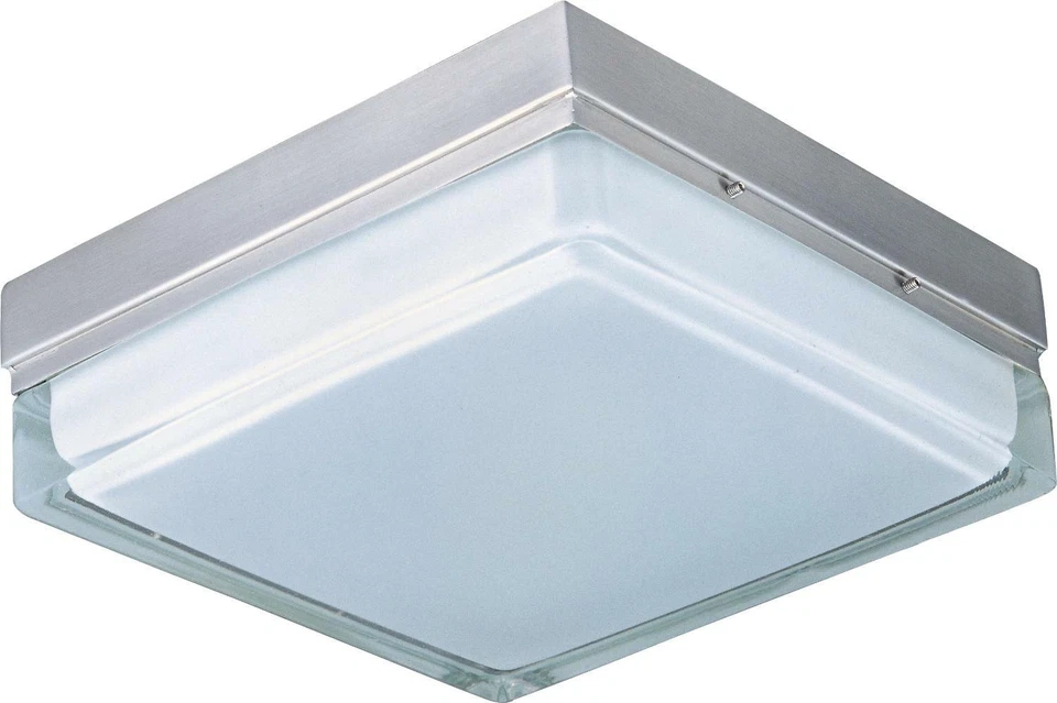 Maxim Lighting 53135WTSN Satin Nickel Flushmount Ceiling Fixture Modern NEW - Image 1 of 1