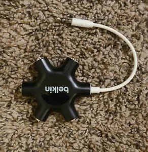 Belkin RockStar 5-Jack Multi Headphone Audio Splitter Green FREE SHIPPING! - Foto 1 di 4