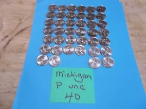 (40) 2004 Michigan P State quarters uncirculated - Picture 1 of 3