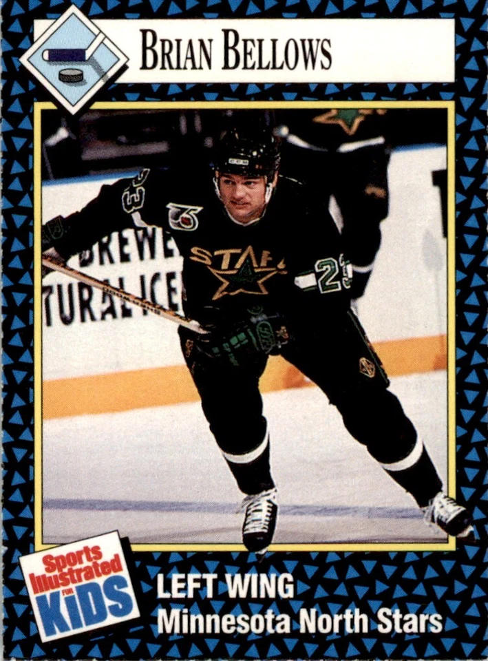 1992 Sports Illustrated for Kids #20 Brian Bellows Minnesota North Stars - Image 1 of 2