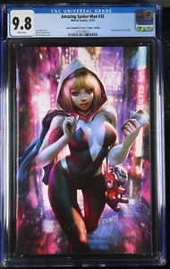 SORPRENDENTE HOMBRE ARAÑA #36 - VARIANTE VIRGEN DERRICK MASTICABLE EXCLUSIVA CGC 9.8 - Imagen 1 de 2