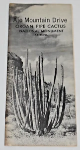 Ajo Mountain Dr. Organ Pipe Cactus National Monument Park Brochure Revised 1958 - Picture 1 of 4