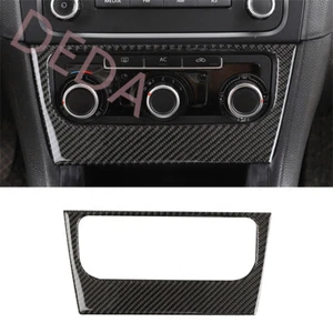 Carbon Fiber Air Conditioning Switch Panel Cover For VW Golf 6 MK6 GTI 2008-2012 - Picture 1 of 15