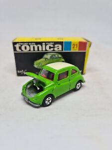 Tomica # 21 Fuji Subaru 360 (Green) Made in Japan 1:50 Scale New In Box Vintage 