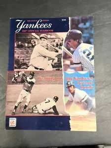 NY Yankees 1987 Baseball Yearbook Tearing Up the Yankees Record Book - Picture 1 of 2