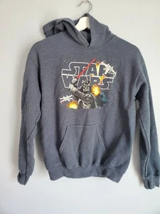 Star Wars  Gray  Hooded Sweatshirt Boys  size L - Picture 1 of 3