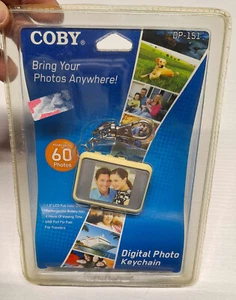 Y2K Coby Digital Photo Keychain DP-151 Holds Up to 60 Photos White Sealed NEW - Picture 1 of 3