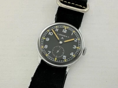 Doxa Aviator Pilot WWII Vintage 1939-1945 Swiss Men Watch CALIBER 11 ¼ C 14 - Image 1 of 4