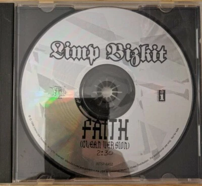 Limp Bizkit ‎Faith (George Michael)~ Rare US 1Tk Promo CD Single ~ RAP METAL Nu - Image 1 of 2