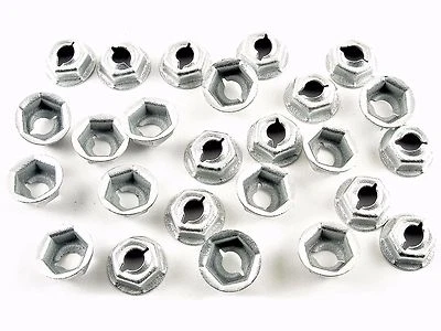 Buick PAL Nuts- Fit 3/16" Studs- Emblem Trim Chrome Interior etc- 25 nuts- #084 - Image 1 of 4