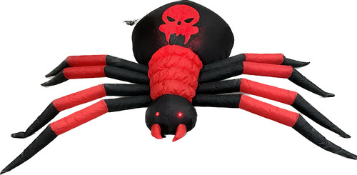 8ft Gemmy Airblown Inflatable Prototype Halloween Spider w/ Skull ...