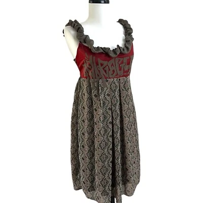 Cop Copine Japet Babydoll Dress Sz 6 Y2K Goth Grunge Fairy Dark Fairy NWT - Image 1 of 4