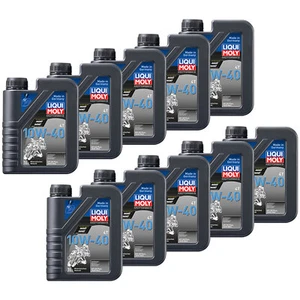 Olej silnikowy mineralny LIQUI MOLY 10W40 10x 1 l do Laverda Suzuki Triumph Yamaha - Zdjęcie 1 z 8