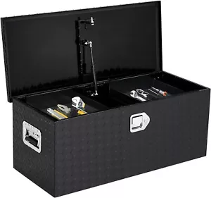 Truck Bed Tool Box Heavy Duty Aluminum Plate ToolBox for Pick Up Truck Trailer - Picture 1 of 28