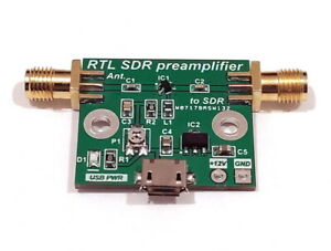 Wideband Low Noise Amplifier LNA SDR RTL preamplifier HF VHF UHF Receiver HAM