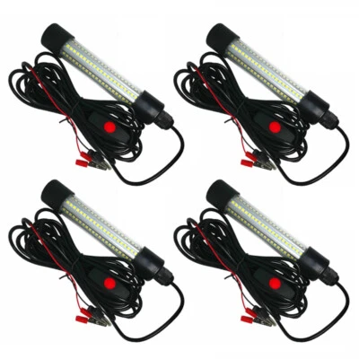 50000Lumens 12V 120 LED Green Underwater Fishing Light Lamp Fish Attract 5m - Image 1 of 4
