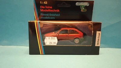 VW Polo Coupé Art 1001 Rosso  Die Cast Model 1/43 Shabak - Immagine 1 di 4