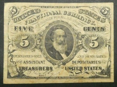 1863 %C Five Cents Fractional Currency - Image 1 of 2