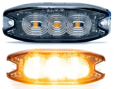 LED Frontblitzer Warnleuchten Blitzlicht Strobe Leuchte 12-24V Mit ECE R10/R65 • 16.99€