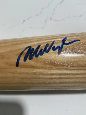 Mo Vaughn Signed Baseball Bat Boston Red Sox LV Slugger - Image 1 of 4