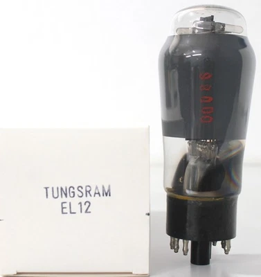 EL12 Tungsram Cup Getter vidrio recubierto negro Foto 1 de 4