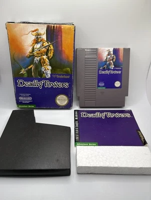 Deadly Towers (Nintendo Entertainment System, 1987) NES Complete CIB - Image 1 of 4