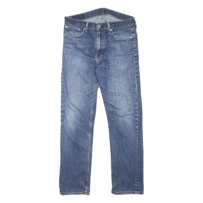 LEVI'S Mens Regular Blue Denim Jeans W30 L28 Classic Zip Cotton Blend - Image 1 of 4
